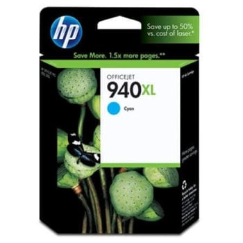 HP 940XL High Yield Cyan Original Ink Cartridge C4907AE