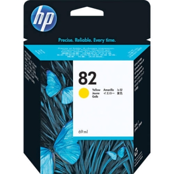 HP 82 69-ml Yellow Original Ink Cartridge C4913A