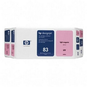 HP 83 680-ml Value Pack Light Magenta Original UV Ink Cartridge and Printhead C5005A
