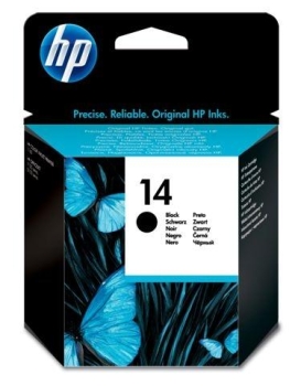 HP 14 Black Original Ink Cartridge C5011A