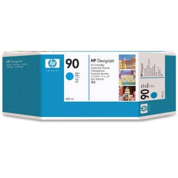 HP 90 400-ml Cyan Original Ink Cartridge C5061A