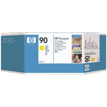 HP 90 225-ml Yellow Original Ink Cartridge C5064A