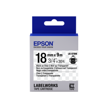 Epson Label Cartridge Transparent LK-5 Series 18mm (9m)