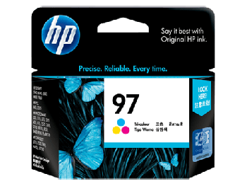 HP 97 Tri-color Original Ink Cartridge C9363WA