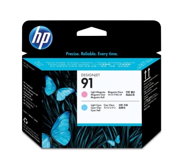 HP 91 Light Magenta and Light Cyan Printhead C9462A