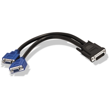 Matrox LFH60 Male to Dual HD15 Female Adapter Cable