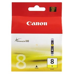 Canon Original Ink Cartridge (CLI-8 Yellow)