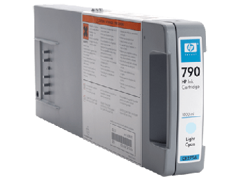 HP 790 1000-ml Light Cyan Original Ink Cartridge CB275A