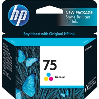 HP 75 Tri-Color Original Inkjet Print Cartridge CB337WN