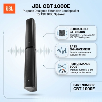 JBL CBT 1000E Purpose Designed Extension Loudspeaker for CBT1000 Speaker (Each)