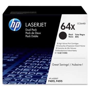 HP 64X Black Original LaserJet Toner Cartridge CC364X - High Yield