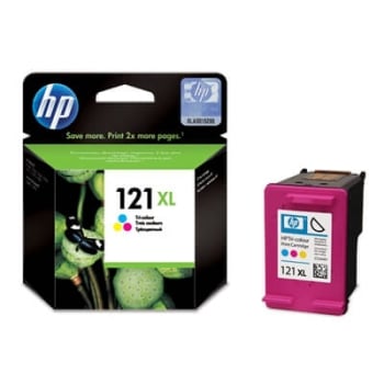 HP 121XL High Yield Tri-color Original Ink Cartridge CC644HE