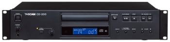 Tascam CD-200BT Rackmount CD Player With Bluetooth Receiver