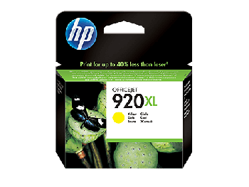 HP 920XL High Yield Yellow Original Ink Cartridge CD974AE
