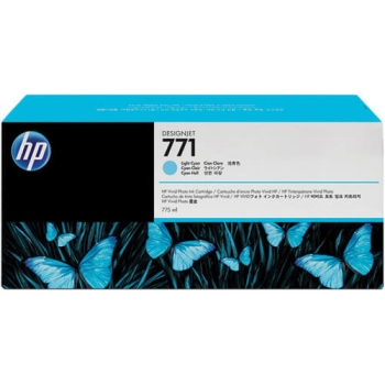 HP 771 775-ml Light Cyan Original Designjet Ink Cartridge CE042A