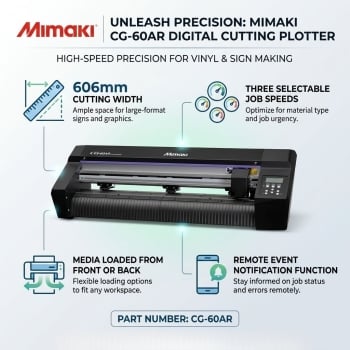 Mimaki CG-60AR 24-Inch 550g High-Precision Cutting Plotter