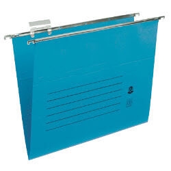 Elfen 927 Deluxe Suspension File F/S Blue (50 Pcs) in 1 Box