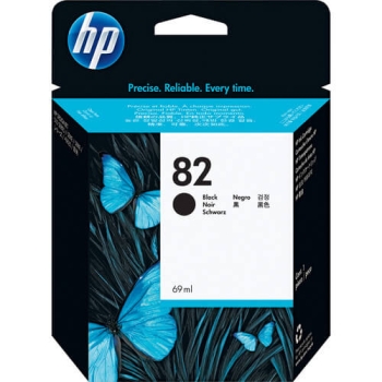 HP 82 69-ml Black Original Ink Cartridge CH565A