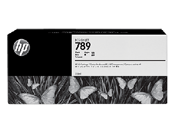 HP 789 775-ml Black Latex Designjet Original Ink Cartridge CH615A