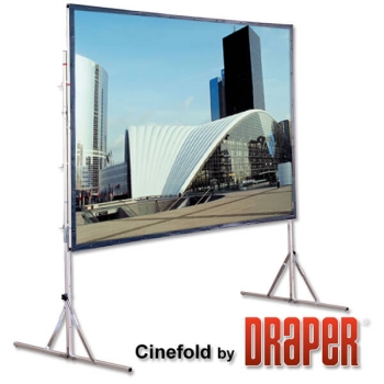 Draper 122" x 164" 16'8" Diagonal 4:3 Aspect Cinefold Portable Projection Screen 