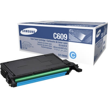 Samsung Cyan Toner Print Cartridge CLT-C609S