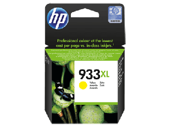HP 933XL High Yield Yellow Original Ink Cartridge CN056AE