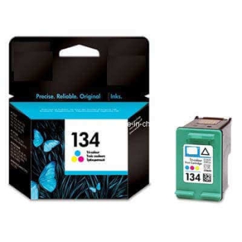 HP 134 Tri-color Original Ink Cartridge C9363HE