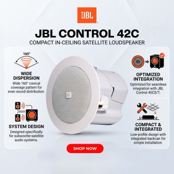 JBL Control 42C Compact In-Ceiling Satellite Loudspeaker (Each)