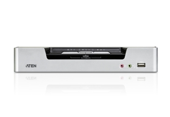 Aten 2-Port USB DVI Dual Link Dual Display/Audio KVMP Switch