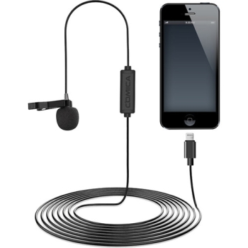 Comica Audio CVM-V01SP(MI) Omnidirectional Lightning Lavalier Microphone  - 2.5m Cable 