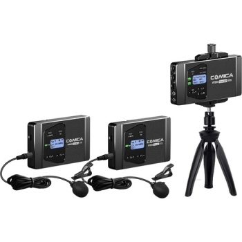 Comica Audio CVM-WS60 COMBO Wireless Microphone System for Smartphones/Cameras