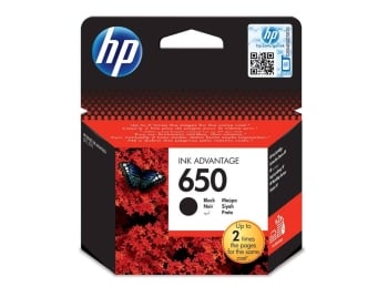 HP 650 Black Original Ink Advantage Cartridge CZ101AE