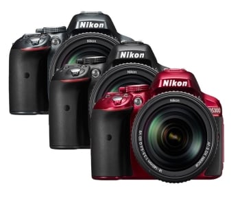 Nikon D5300 24.2MP DX-Format FHD Video Digital SLR Camera With AF-P 18-55 Lens