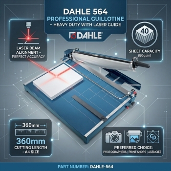 Dahle 564 Heavy Duty Professional Guillotine (with Laser Guide)