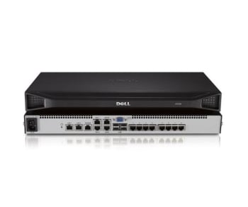 Dell DAV2108 8-Port Analog Switch (Upgradeable to Digital KVM Switch With One Local User, Single Power Supply)