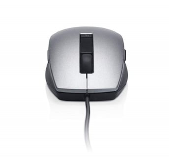 Dell 570-11349 Laser Mouse Scroll USB (6 Buttons) - Silver & Black