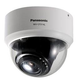 Panasonic IR LED Day/Night Fixed Dome Camera SR WV-CF314LE
