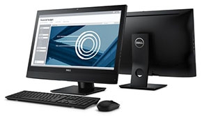 Dell OptiPlex 7440 All-in-One 23.8" FHD Touch Display Desktop (Core i5, 500GB, 4GB, Win 8.1 Pro)