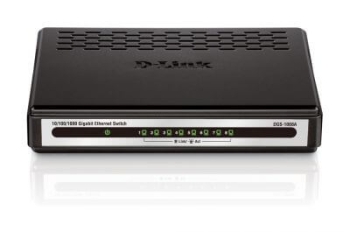 D-Link DGS-1008A Gigabit Ethernet com 8 Port as Switch
