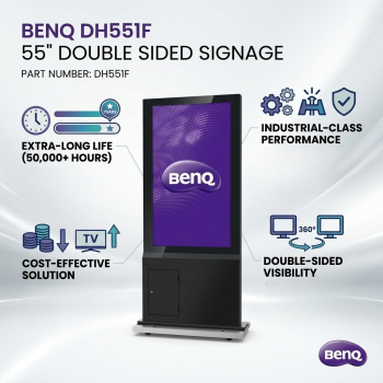 Benq DH551F 55" Double Sided Signage