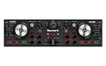 Numark DJ2GO2 Touch Pocket DJ Controller with Capacitive Touch Jog Wheels