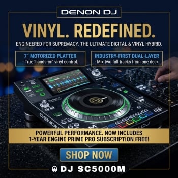Denon DJ SC5000M Prime Professional DJ Media Player with 7” Multi-Touch Display