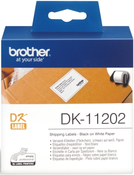Brother DK-11202 White Shipping Label