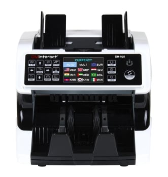 DMInteract DM-920 1 Pocket 15 Multi Currency Sorter Money Counting Machine With Built-In Display Receipt Printer
