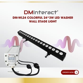 DMInteract DM-WL24 Colorful 24*3W LED Washer Wall Stage Light