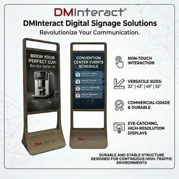 DMInteract DM-43K 43 Inches Non-Touch Floor Standing Digital Signage Kiosk