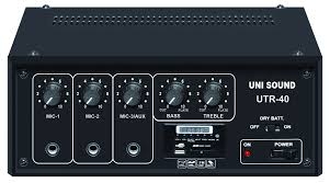Ahuja UTR40 3-Microphone 1-Aux Input PA Amplifier 