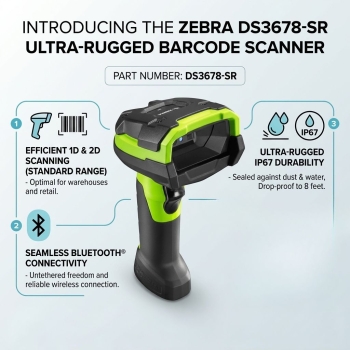 Zebra DS3678-SR Barcode Scanner
