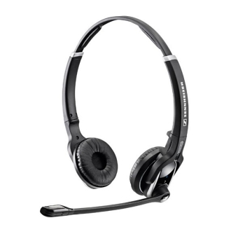 Sennheiser DW Pro 2 DECT Wireless Office Headset with Base Station for Desk Phone and PC- Lync Certified