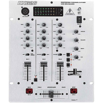 Behringer DX626 Professional 3 Channel DJ Mixer